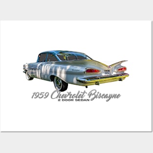 1959 Chevrolet Biscayne 2 Door Sedan Posters and Art